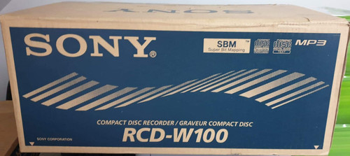Sony rcd w100 professional - rcd-w100,
