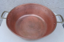 Bassine confiture cuivre