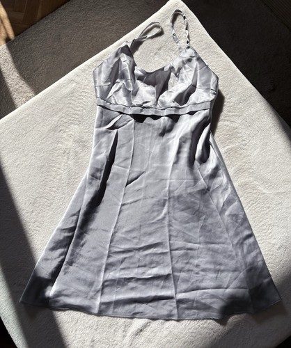 Nuisette femme satin gris - , uni