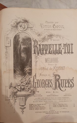 Recueil ancien partitions - ,