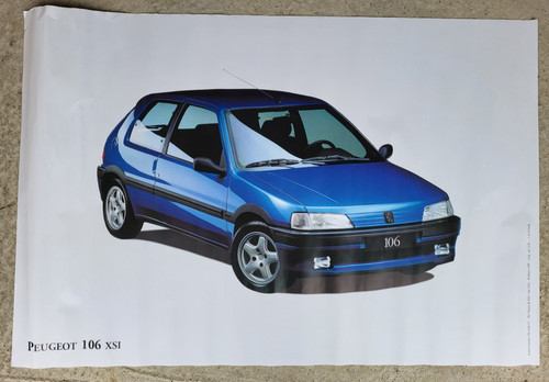 Affiche peugeot 106 xsi - affiche,