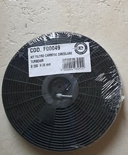 FILTRE CHARBON ROND HOTTE F00049 BOSCH, SIEMENS, ELICA Neuf 