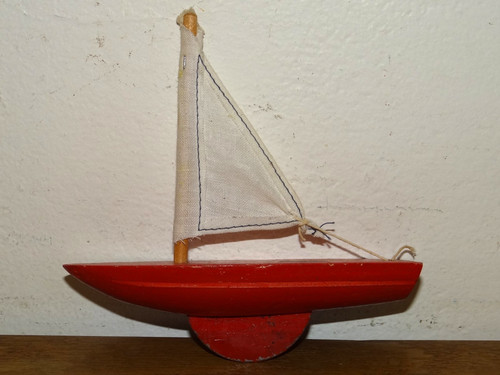 Ancien voilier bassin - ancien, de