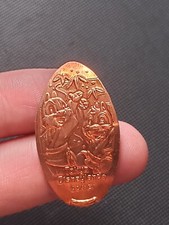 COIN PRESSED PIECE PENNY DISNEY TIC TAC DYSNEYLAND RARE ANCIEN COLLECTION