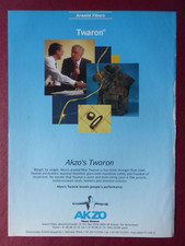 10/1991 PUB AKZO ARAMID FIBER TWARON BALLISTIC PROTECTION VEST BALL GUARD AD