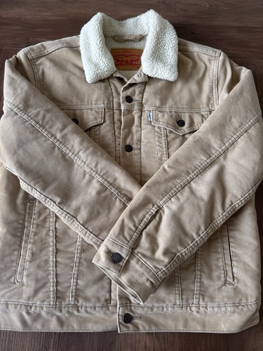 Veste levi sherpa trucker - veste,