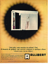 advertising 1966 ALLIBERT toilet cabinet