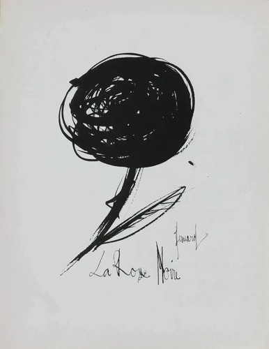 Bernard buffet la rose - bernard,
