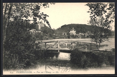 Cpa pierrefonds vue sur - pierrefonds,,