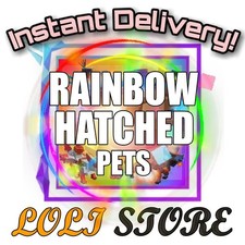 Rainbow Hatched Pets | Grow A Garden
