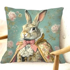 Housse de coussin Lapin en