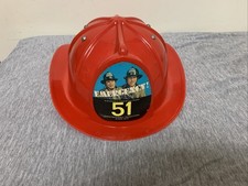 Vtg 1975 Placo Toys Emergency Productions 51 Fire Department Plastic Kid Helmet