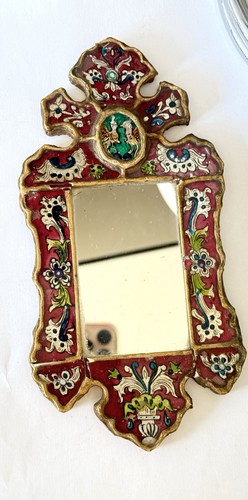 Ancien petit miroir - miroir, art