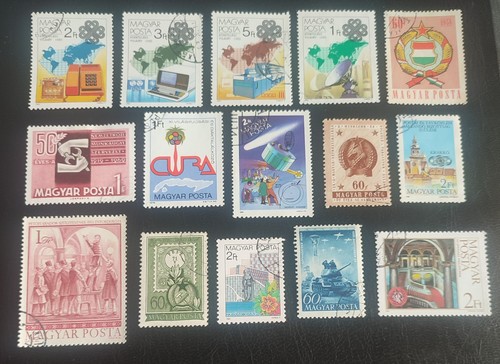 Timbre hongrie divers - hongrie,