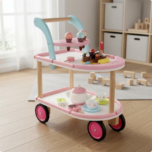 Chariot glaces bois - en,