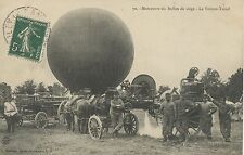 POSTCARD / MAILLY CAMP / MANEUVER OF THE SEAT THE CAR WINCH BALLOON