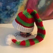 Handmade elf hat, Crochet  elf