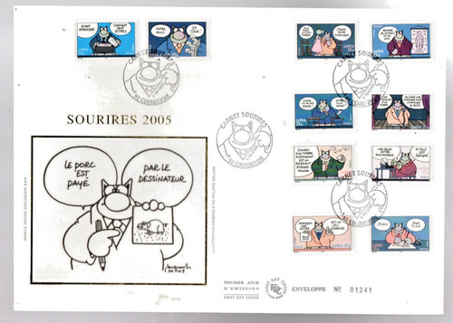 Chat geluck enveloppe - le,