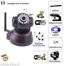 Camera IP WIFI Motorisée Internet SANS FIL ESPION SURVEILLANCE DOMICILE/BEBE N01