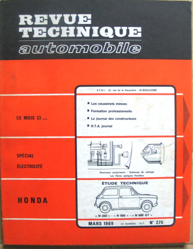 Revue technique honda 360 - n,