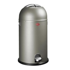 Wesco Kickmaster Poubelle à pédale Nickel Silver 33 Litres