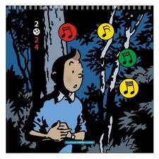 Calendrier mural 2024 Tintin