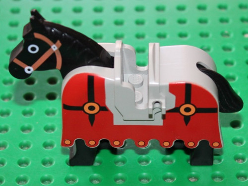 Lego castle black horse - lego,