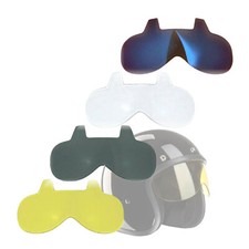 Bandit Mini Plug In Visor For Almost All Open Face Helmets Clear Yellow Smoke Mirrored New