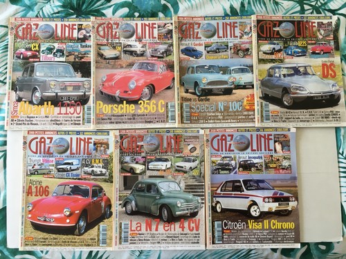 Lot revues gazoline - revues,
