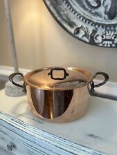 Mauviel Copper M200 CI 5 Qt Stew Pan Stock Pot NWOT NWOB OB *READ*
