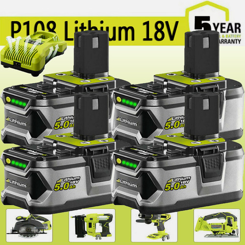 18v batterie pour ryobi - batterie,