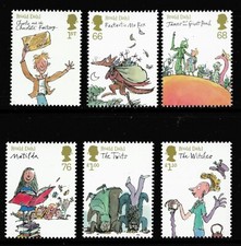 SG3254-3259. ROALD DAHL. UNMOUNTED MINT.