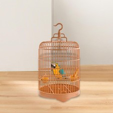 Cage à oiseaux ronde et légère, Portable, pour perruche, calopsitte, canari