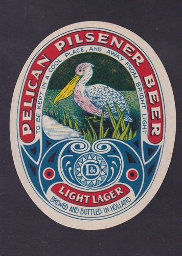 Old holland alcohol label - holland,