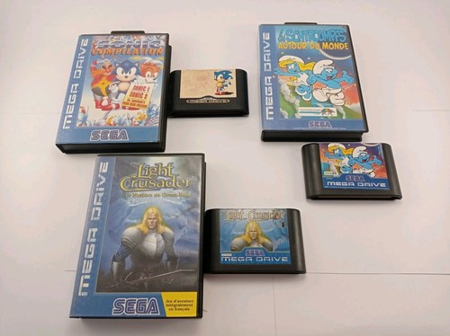 Jeux sega mega drive - x3, (light