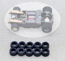 TYCO / MATTEL Ho Slot Car Chassis MAGNUM 440 :  10 pneus Avant  Urethane  Neufs