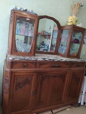 Vends meuble ancien avec verrieres