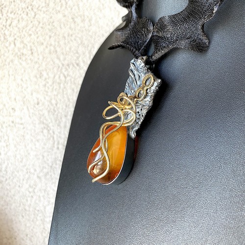 Exquis pendentif vintage - , en