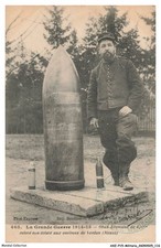 AXZP15-1321-MILITAIRE - La grande guerre 1914-15 - Obus allemand de 420 releve