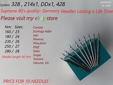 Aiguilles pour machine à