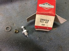 Briggs 299059 Carburetor Needle Valve Kit - PKG OF 2!  FAST,FREE SHIPPING