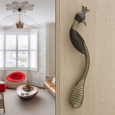 30.5cm Zinc Paon Principal Porte Poignée Poignées pour Toutes Les Paquet De