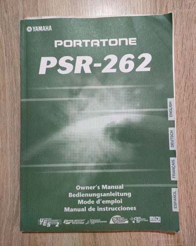 Yamaha portatone psr 262 - psr, mode
