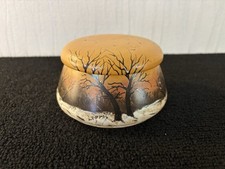 Theodore Legras Snowy Landscape Jewelry Box