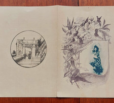 1901 Theatre de Monte Carlo. Les Saltimbanques Art Nouveau programme