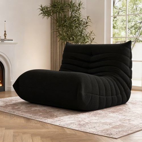 Compressed velvet sofa - compressed,