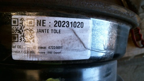 Jante tole renault clio - jante,