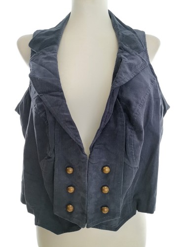 Vintage retro gilet bleue - vintage,
