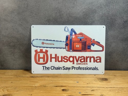 Plaque métal husqvarna 124 - husqvarna,