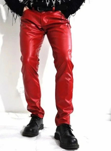 Homme pantalon peau - homme,